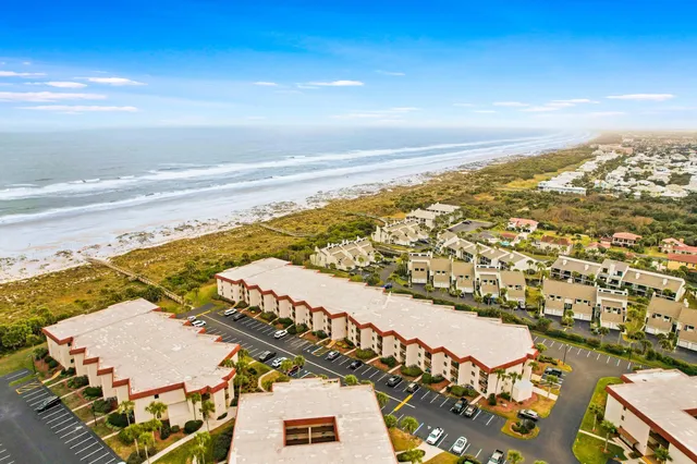 a view of an ocean and beach