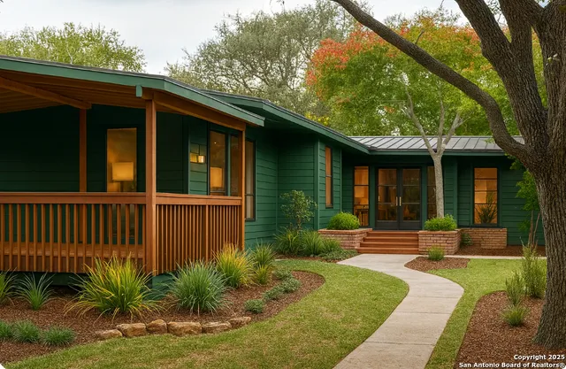 a front view of a house having yard