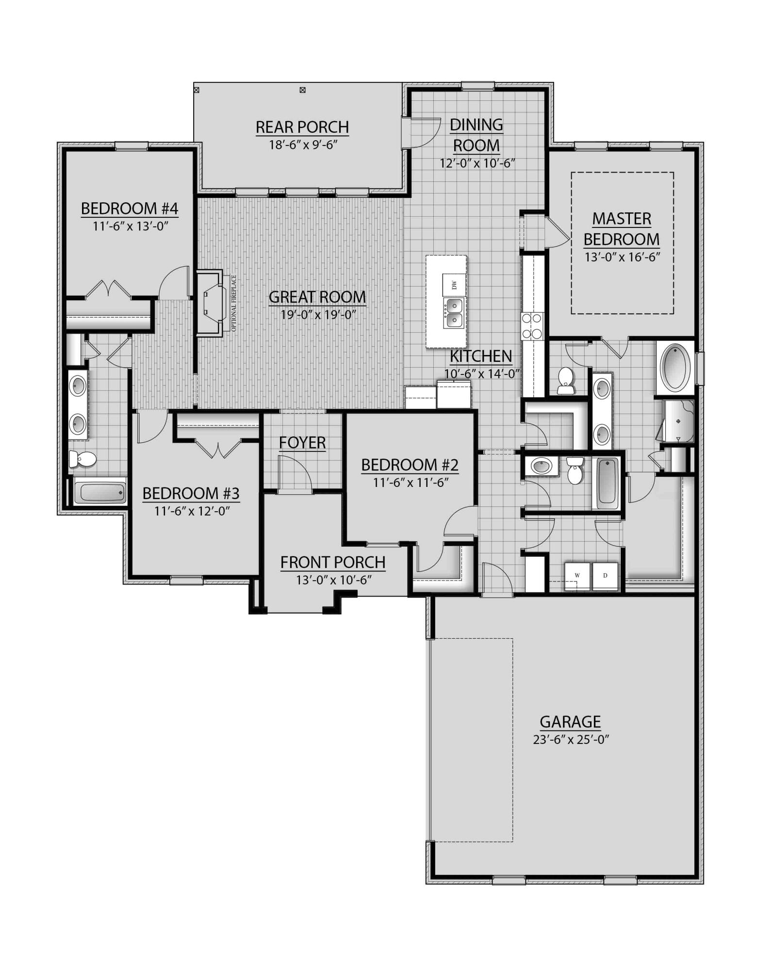 112 Lumen Loop Freeport, FL 32439 - Photo 3 of 3 Klein B-H III Floor Plan