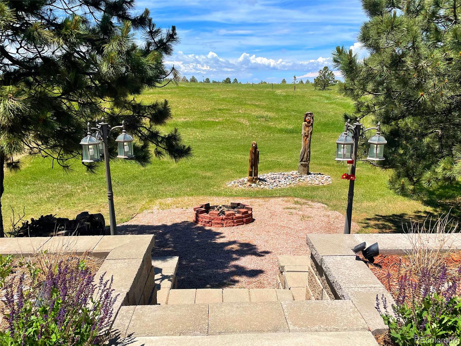 18030 Ranch Hand Road Peyton, CO 80831 - Photo 31 of 40 a view of a yard with an outdoor space