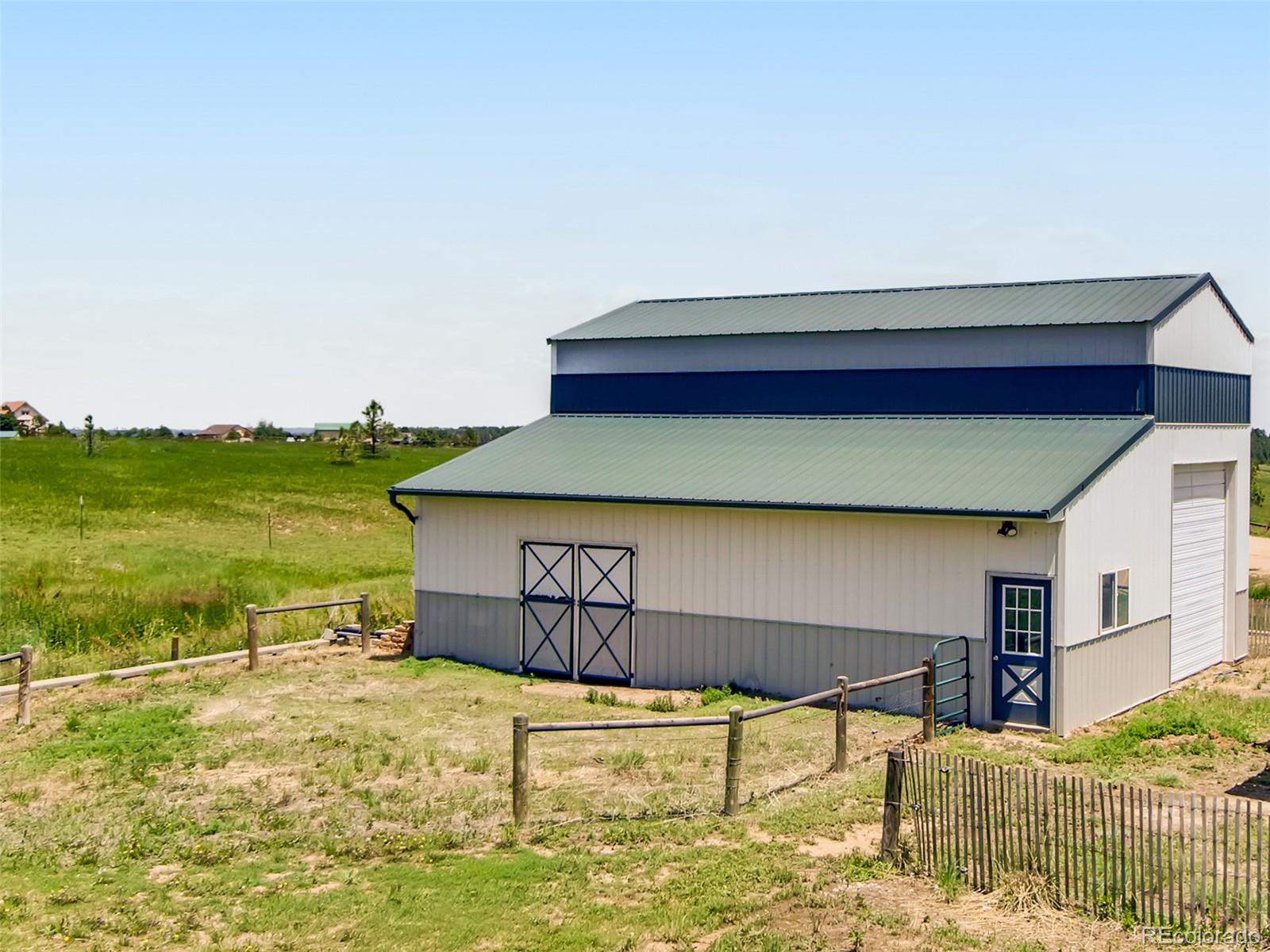 18030 Ranch Hand Road Peyton, CO 80831 - Photo 32 of 40 a front view of a house with a ocean view