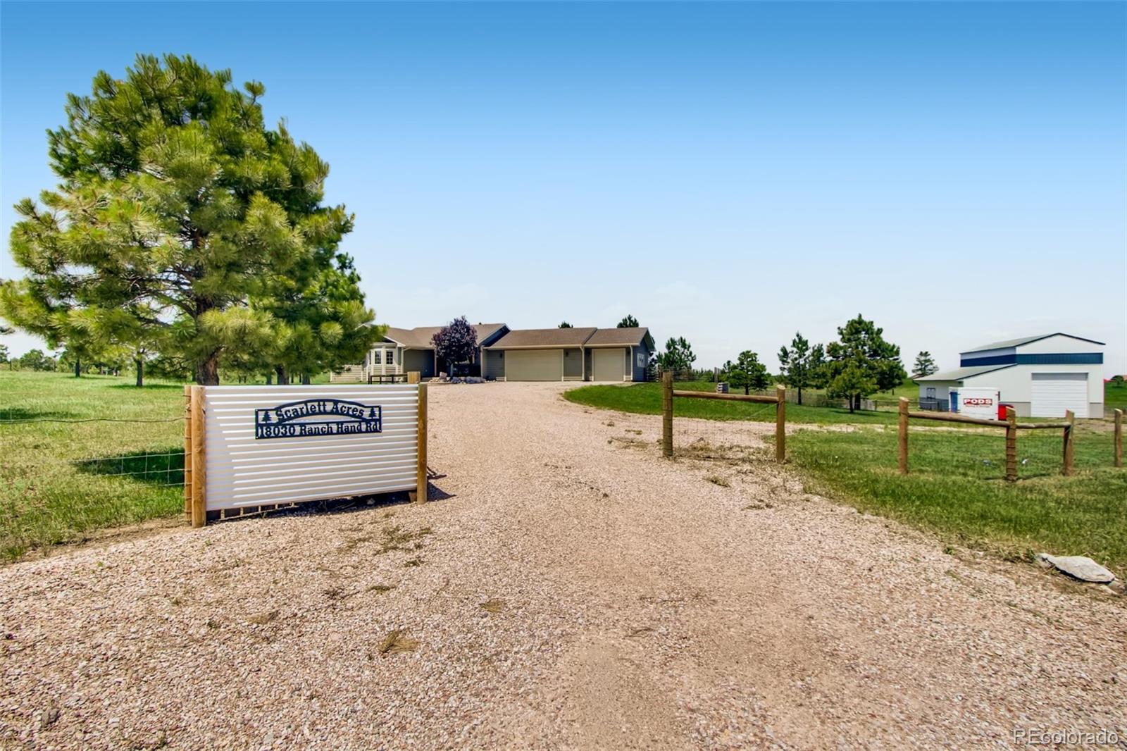 18030 Ranch Hand Road Peyton, CO 80831 - Photo 36 of 40 a view of a park with welcome board
