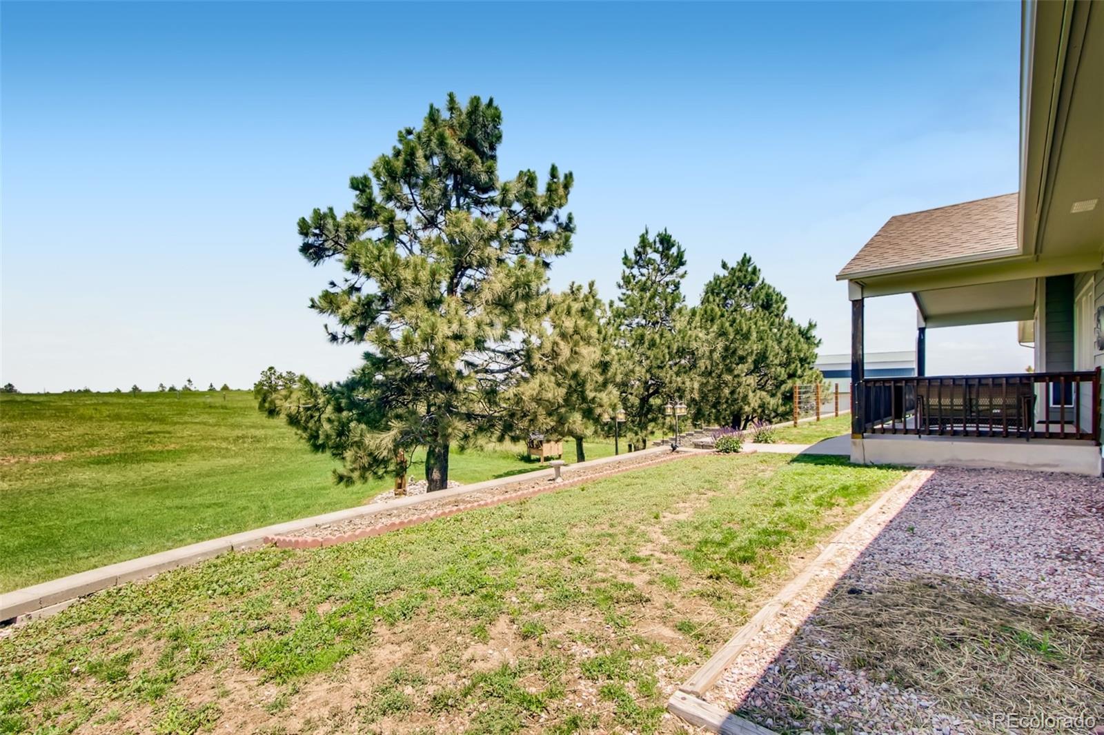 18030 Ranch Hand Road Peyton, CO 80831 - Photo 39 of 40 a view of a backyard