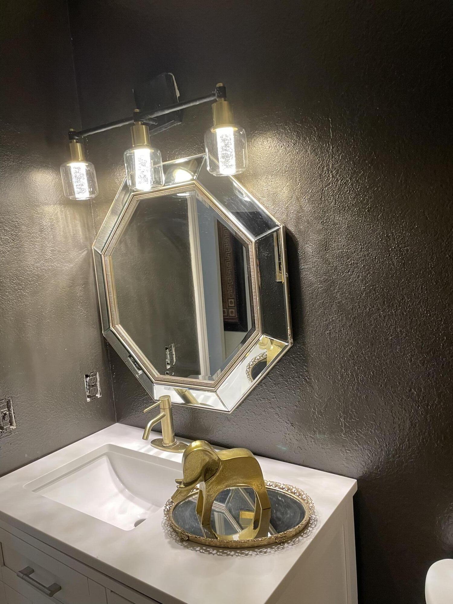 14818 Desert Star Road Apple Valley, CA 92307 - Photo 4 of 10 a bathroom with a sink and a mirror