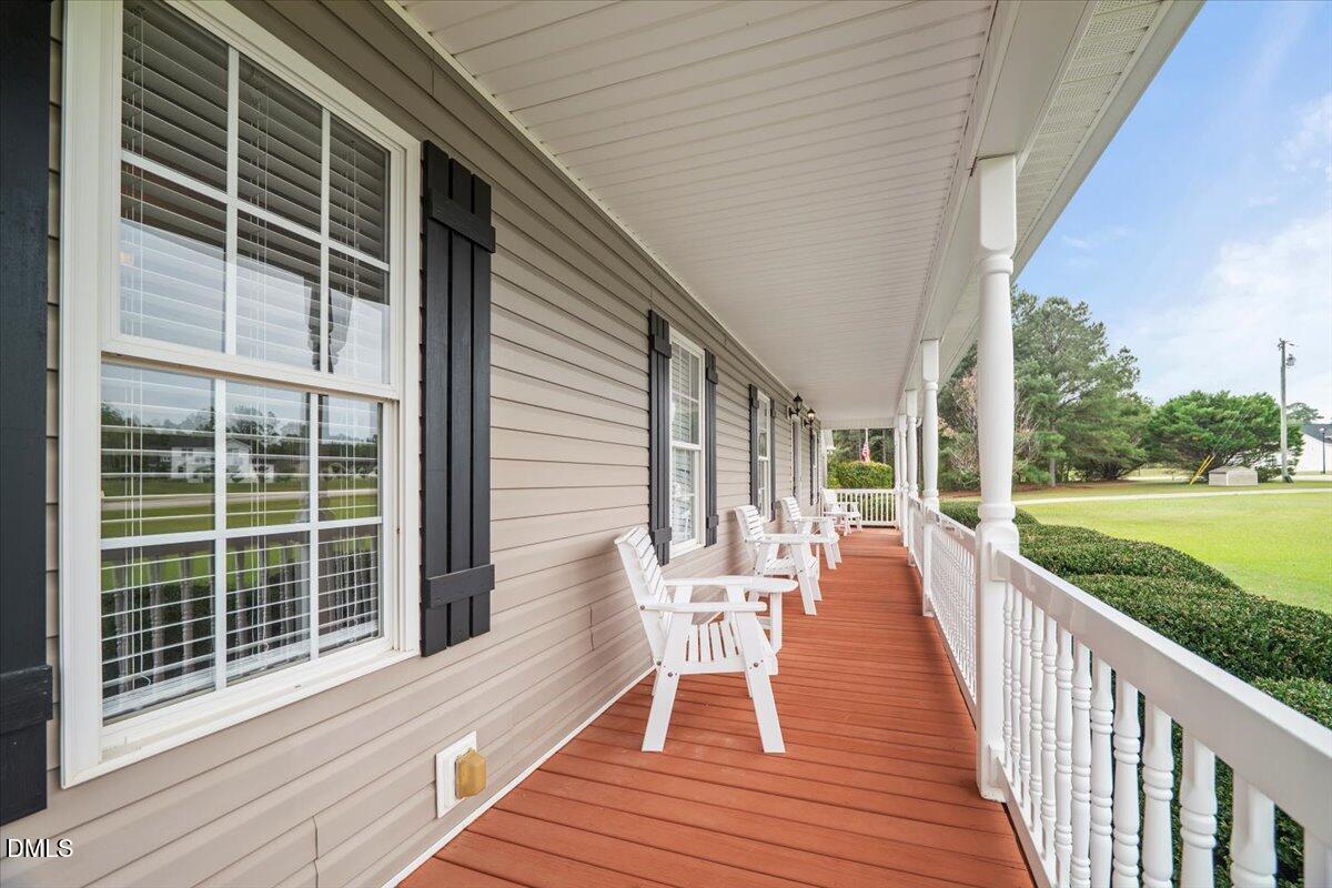 685 River Run Road Selma, NC 27576 - Photo 3 of 27 a view of a house with a deck
