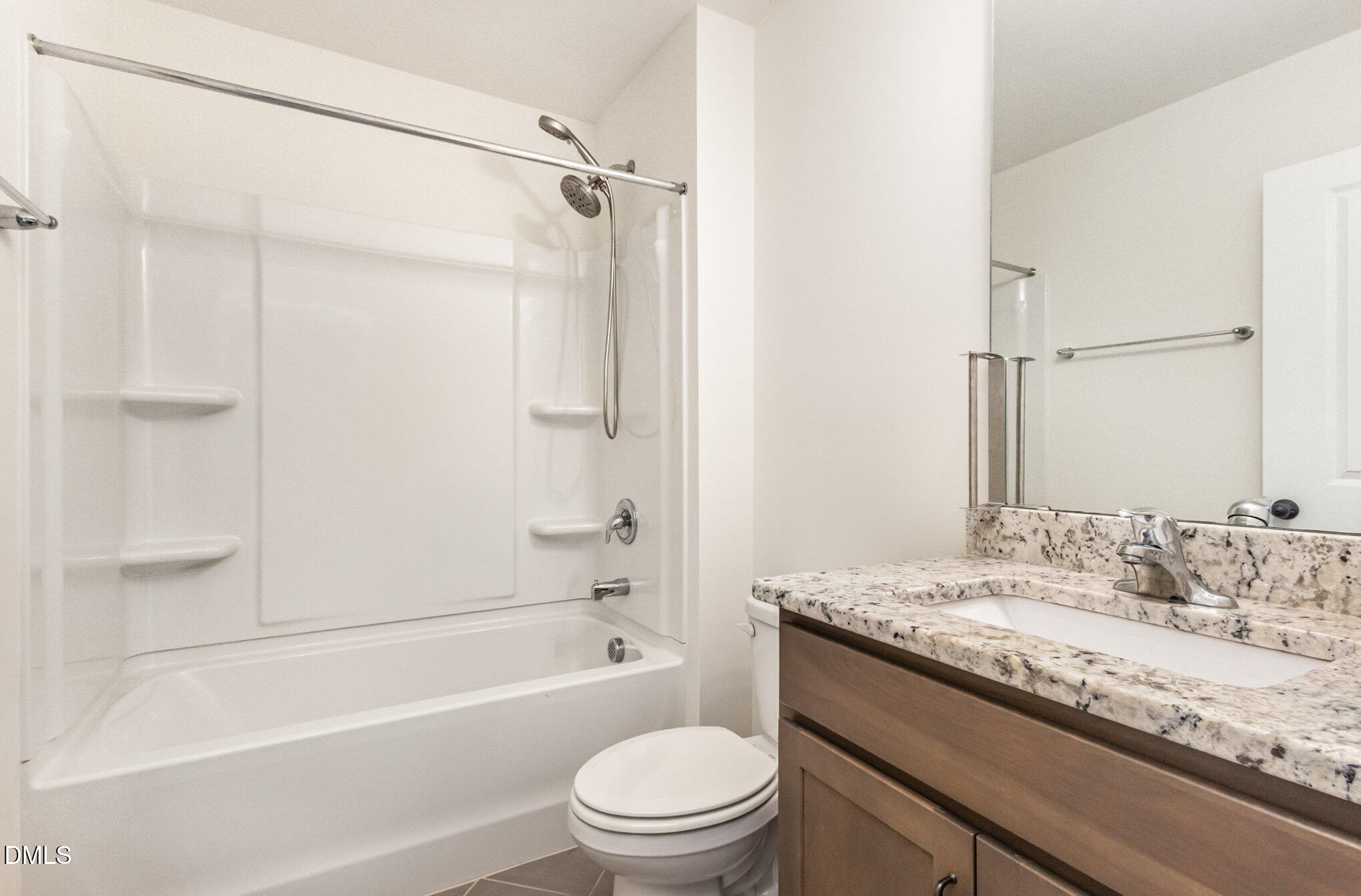 824 Country Downs Road Wake Forest, NC 27587 - Photo 28 of 43 a bathroom with a granite countertop sink toilet and shower