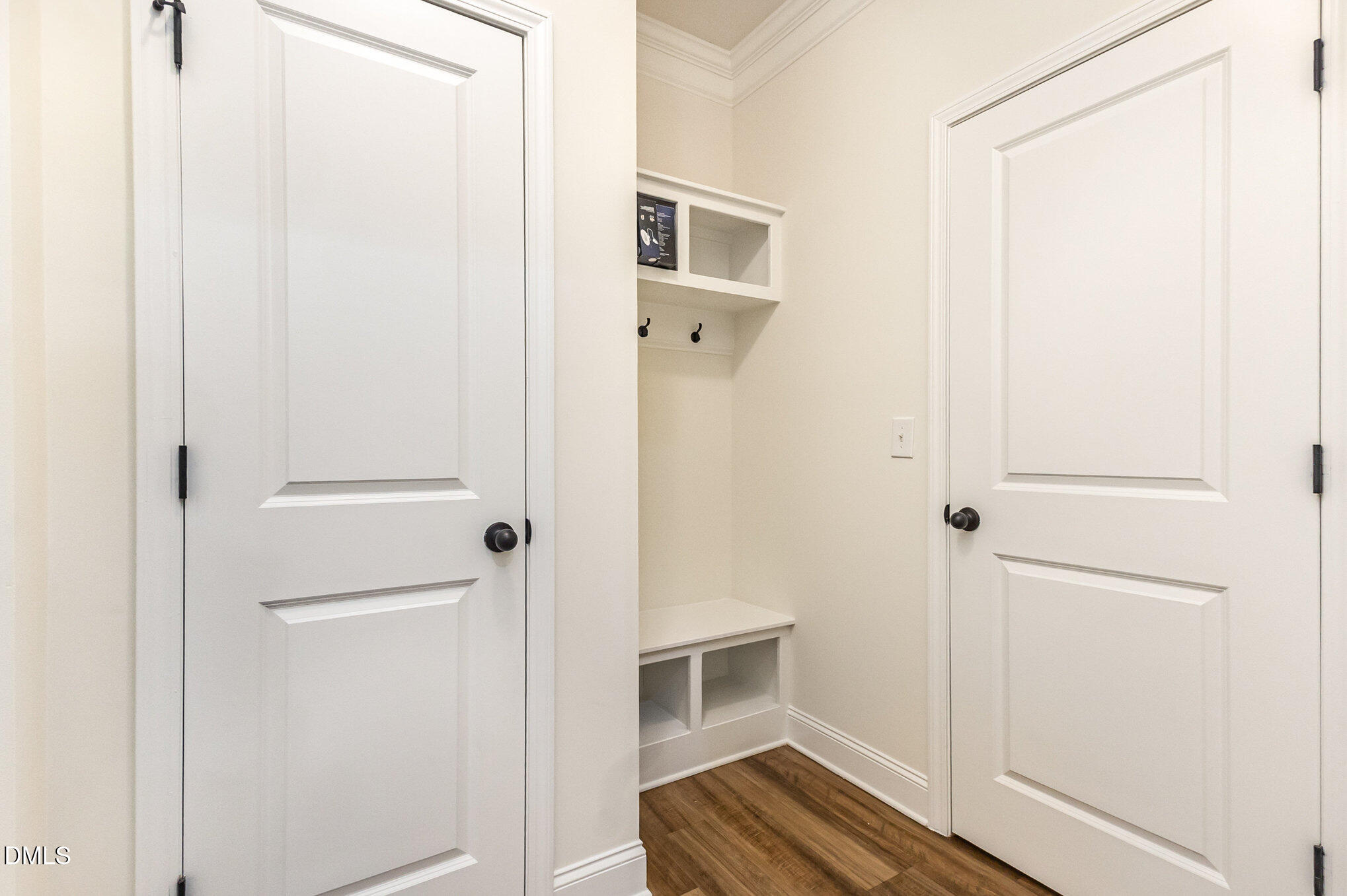 824 Country Downs Road Wake Forest, NC 27587 - Photo 37 of 43 a view of a hallway with wooden floor