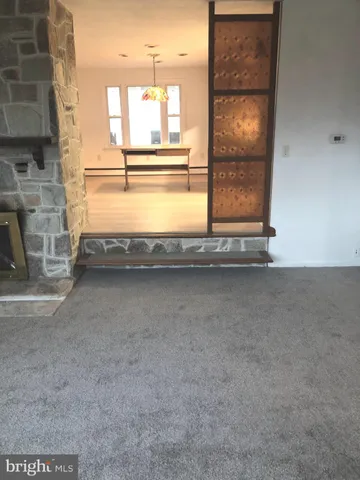 a view of kitchen and window