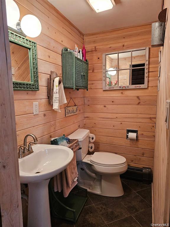 107 Eldred-Yulan Road Eldred, NY 12732 - Photo 14 of 24 a bathroom with a toilet sink and mirror
