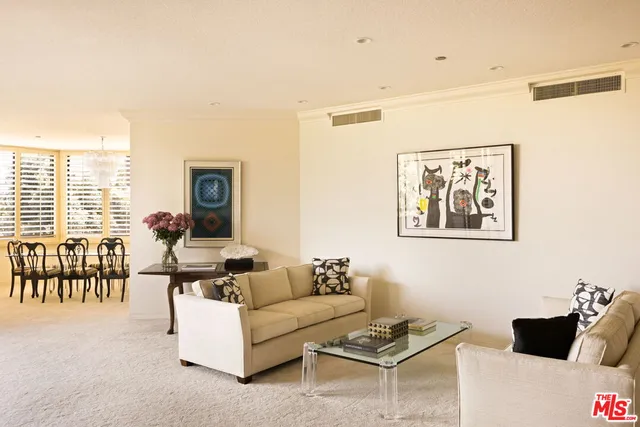 a view of a livingroom with furniture