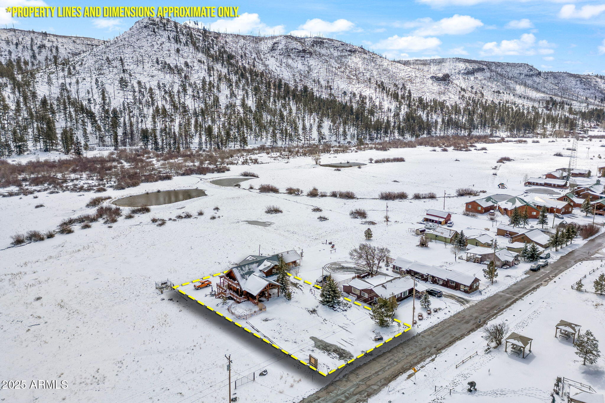 100 Main Street Greer, AZ 85927 - Photo 55 of 63 a view of a terrace with a snow