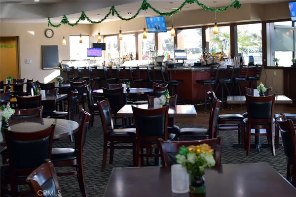 a view of swimming pool from a window