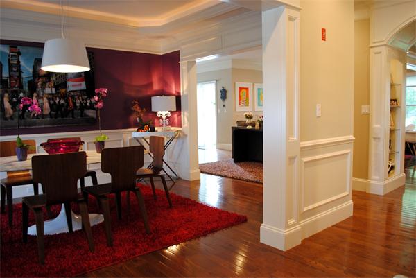 39 Thurston Lane Needham, MA 02492 - Photo 11 of 30 a view of a dining room with furniture and wooden floor