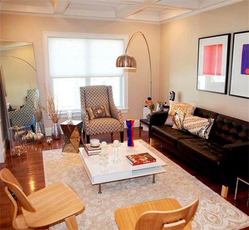 39 Thurston Lane Needham, MA 02492 - Photo 14 of 30 a living room with furniture a rug and a window