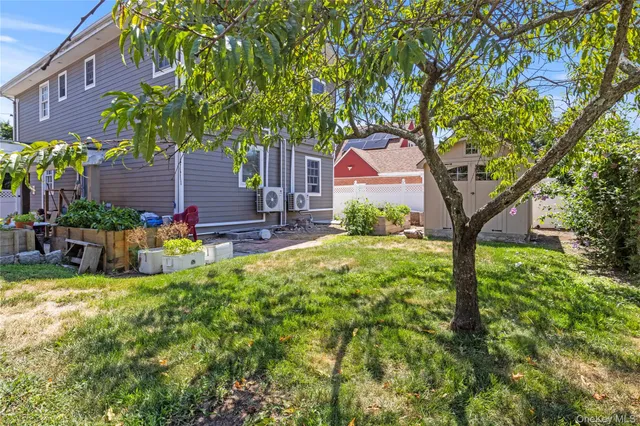 a view of a chairs and table in the patio