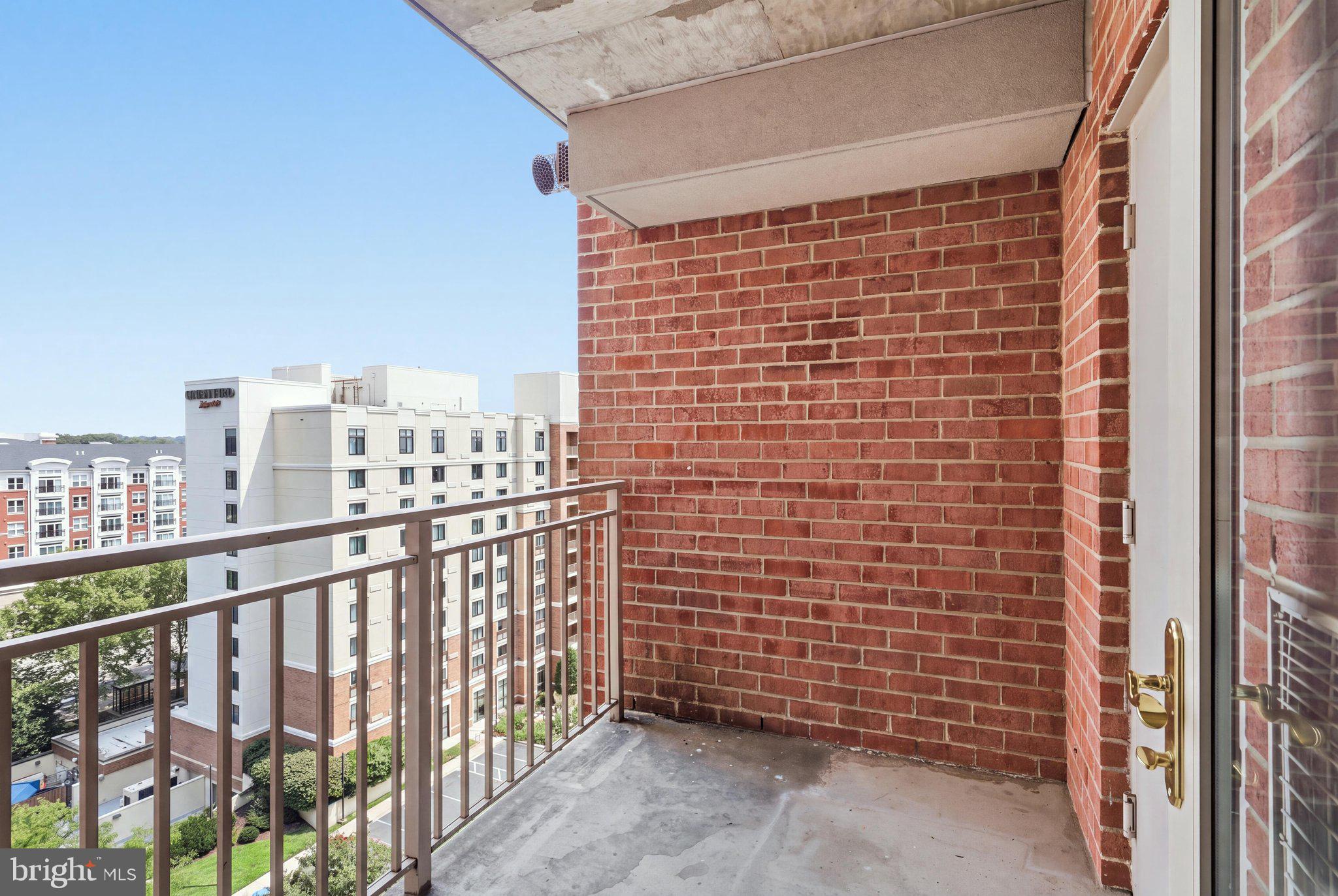 2726 Gallows Road, Unit 1110 Vienna, VA 22180 - Photo 19 of 40 Private Balcony with small closet