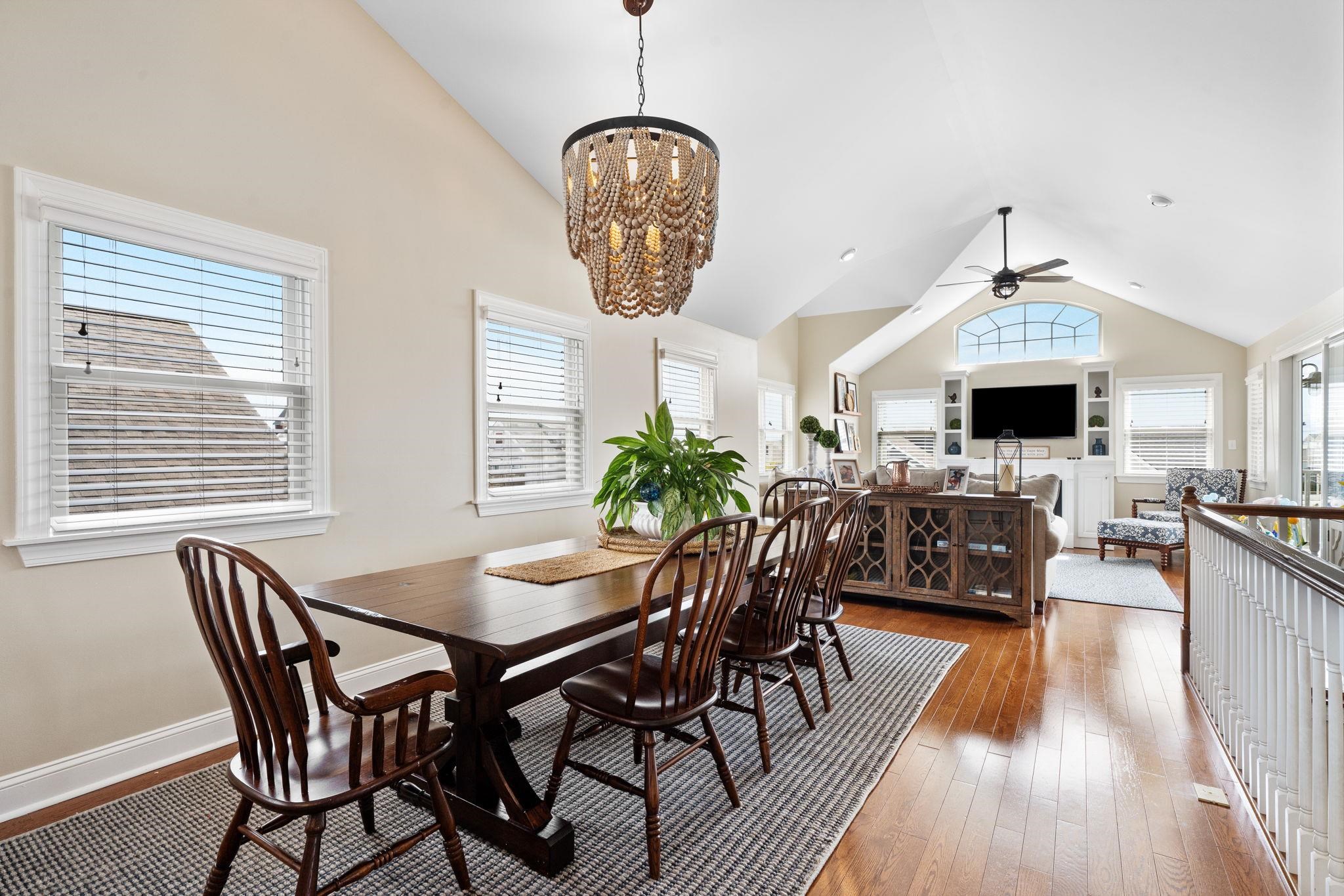 147 43rd Street Sea Isle City, NJ 08243 - Photo 4 of 50 a view of a dining room with furniture window and wooden floor