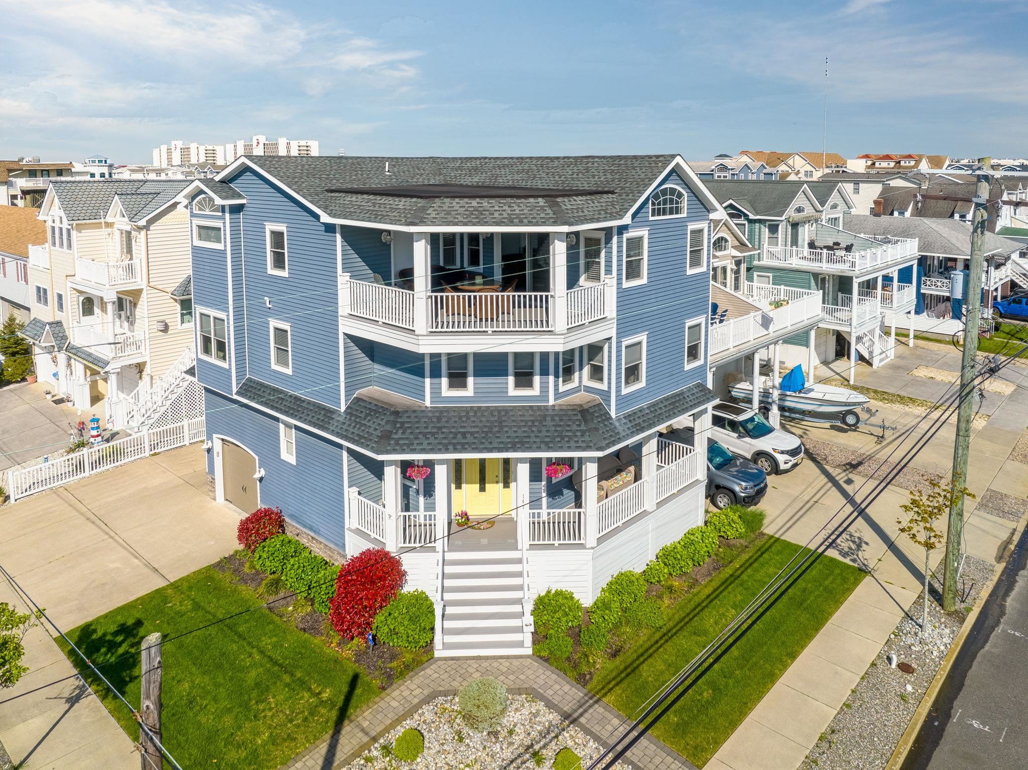 147 43rd Street Sea Isle City, NJ 08243 - Photo 43 of 50 an aerial view of a house with balcony