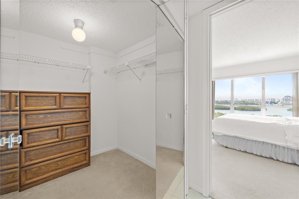 9000 Commodore Drive, Unit 604 Seminole, FL 33776 - Photo 29 of 50 a view of walk in closet and window