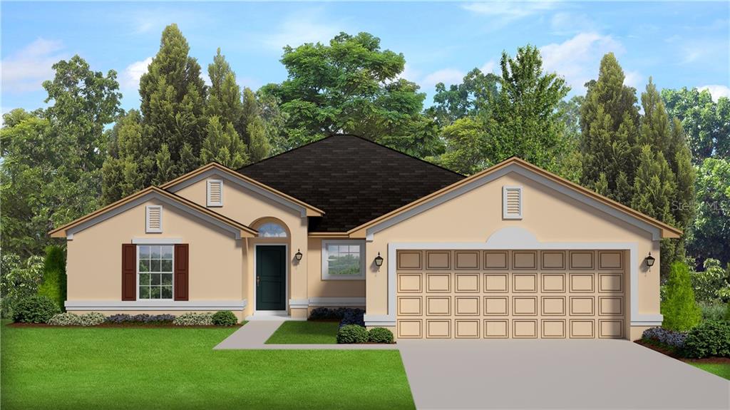 889 Nectar Road Venice, FL 34293 - Photo 1 of 1 a front view of a house with a yard and garage