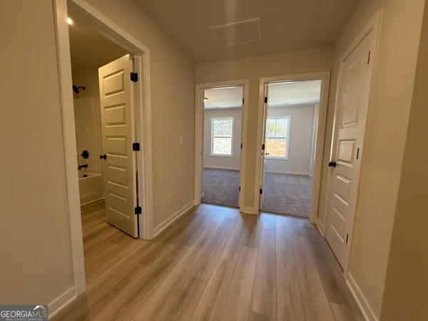 wooden floor in a gallery