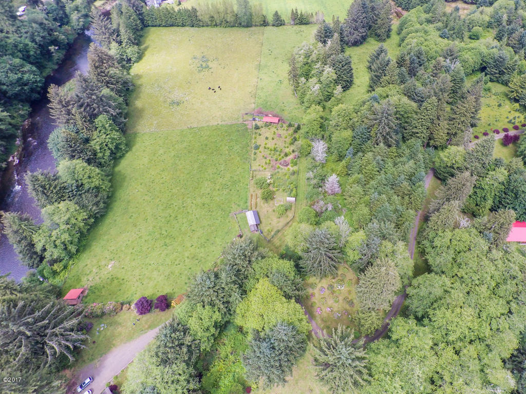 847 Hamer Road Siletz, OR 97380 - Photo 73 of 79 Aerial of pastures