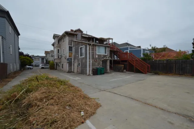 a car parked in front of house