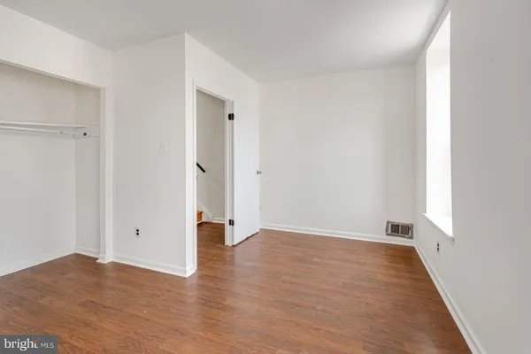 wooden floor in an empty room