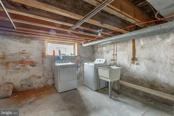 a room with storage and utility