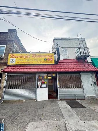 a view of entrance of the building