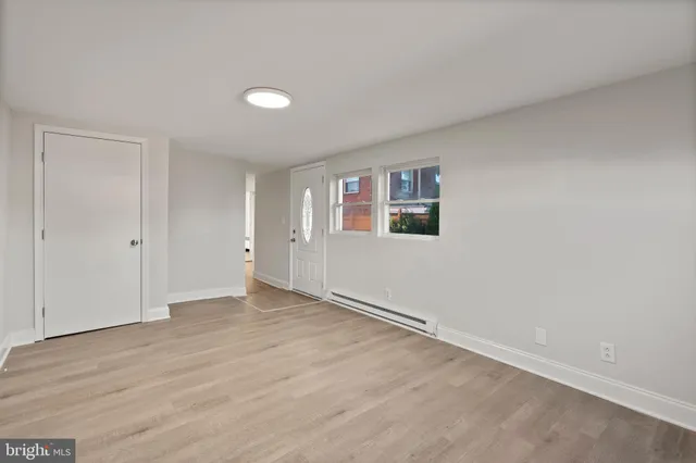 wooden floor in an empty room