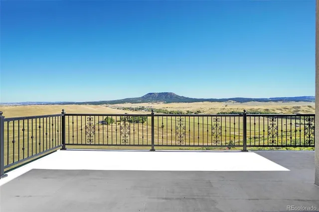 a view of balcony with city view
