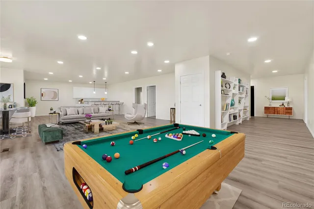 a view of a workspace with furniture