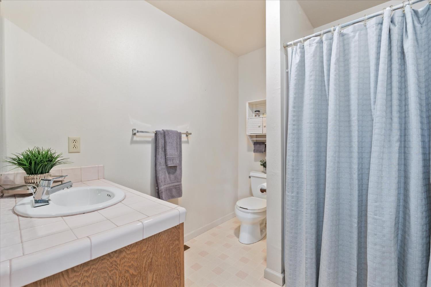 257 Snowberry Court Murphys, CA 95247 - Photo 35 of 56 a bathroom with a sink toilet and shower