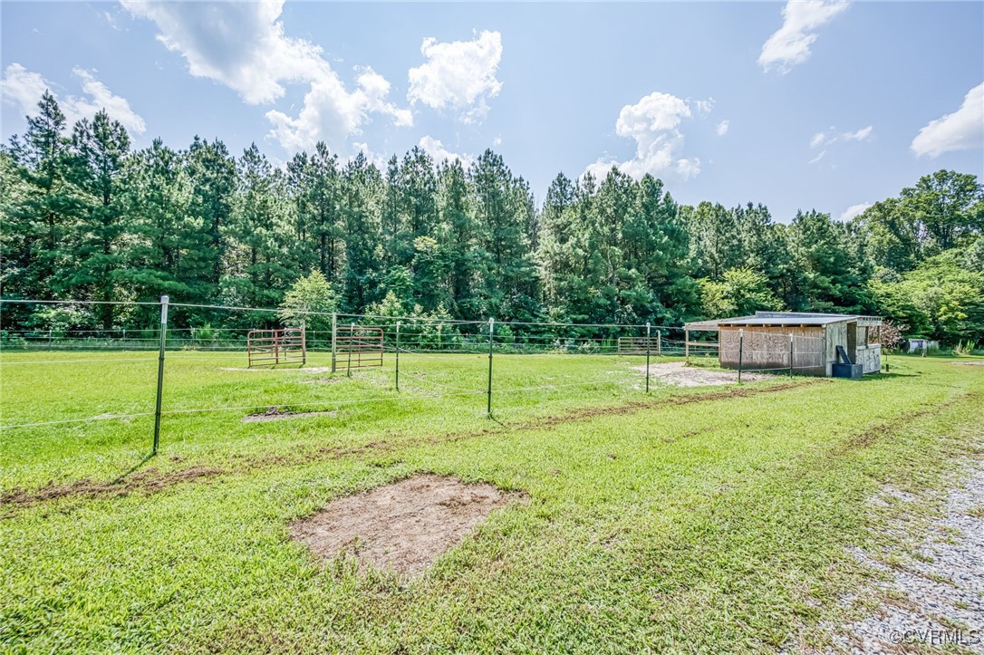 2118 Dorrell Road Aylett, VA 23009 - Photo 31 of 36 View of yard featuring an outbuilding
