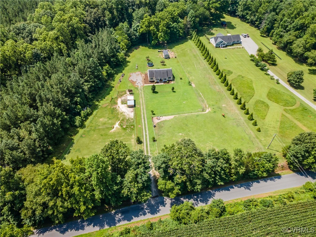 2118 Dorrell Road Aylett, VA 23009 - Photo 36 of 36 Aerial view of sparsely populated area