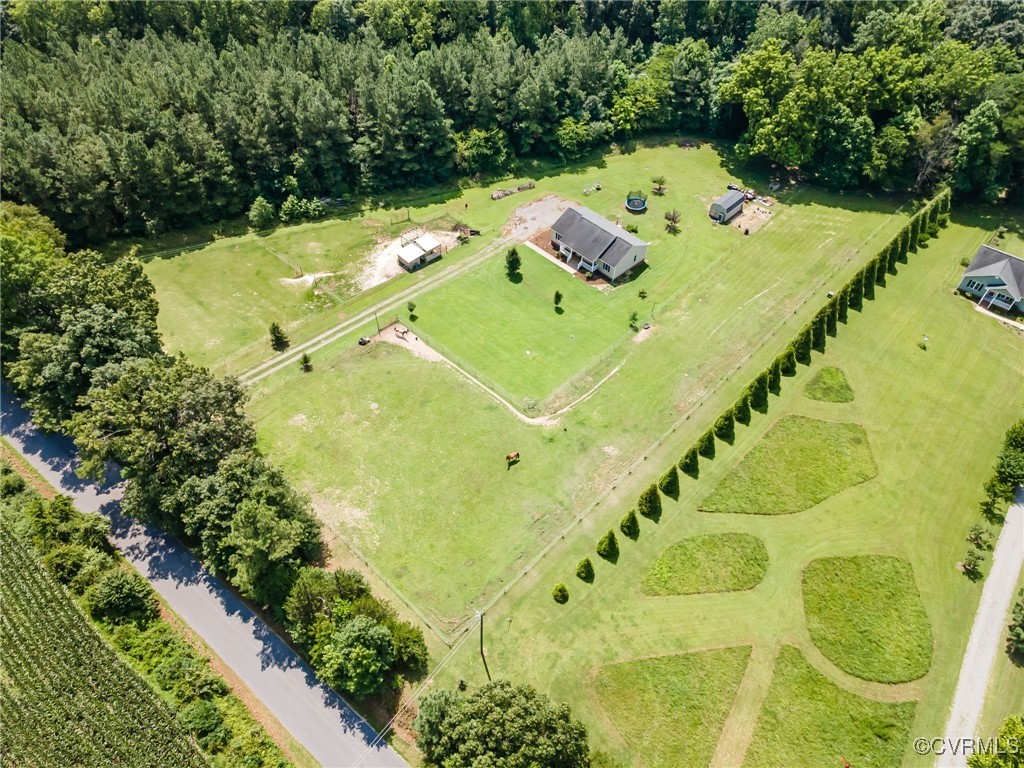 2118 Dorrell Road Aylett, VA 23009 - Photo 6 of 36 Aerial view