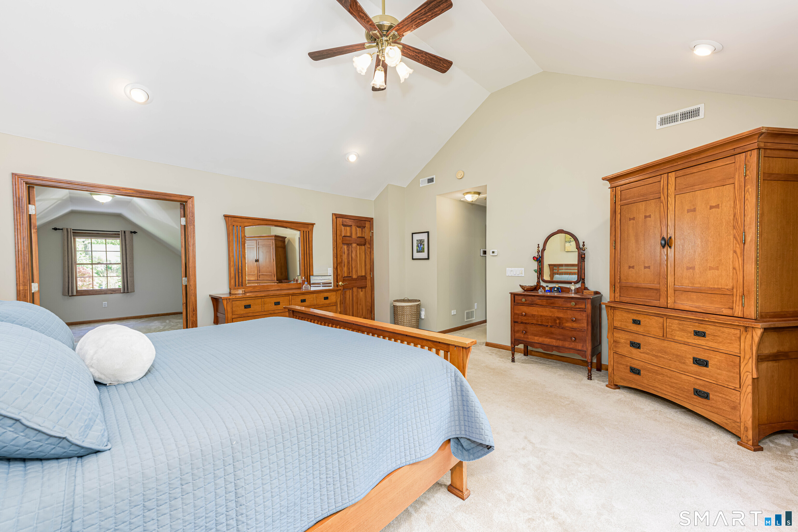 4 Crystal Lane Wallingford, CT 06492 - Photo 17 of 40 a bedroom with furniture and wooden floor
