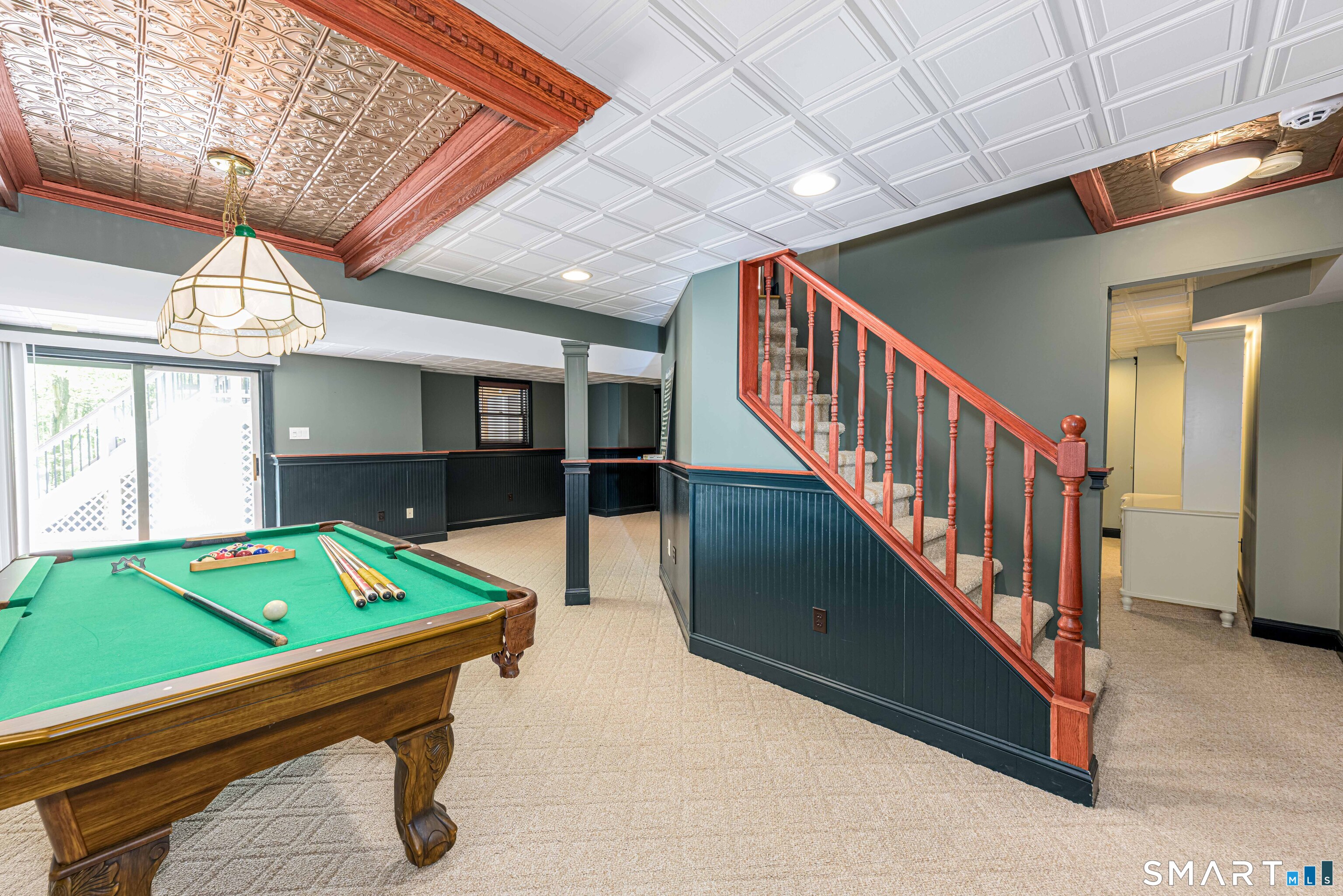 4 Crystal Lane Wallingford, CT 06492 - Photo 32 of 40 a room with pool table and windows
