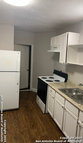 403 Terrell Avenue, Unit 3 San Antonio, TX 78214 - Photo 12 of 14 a kitchen with a sink a stove and a refrigerator