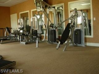 8490 Kingbird Loop, Unit 934 Estero, FL 33967 - Photo 28 of 33 a view of a room with gym equipment
