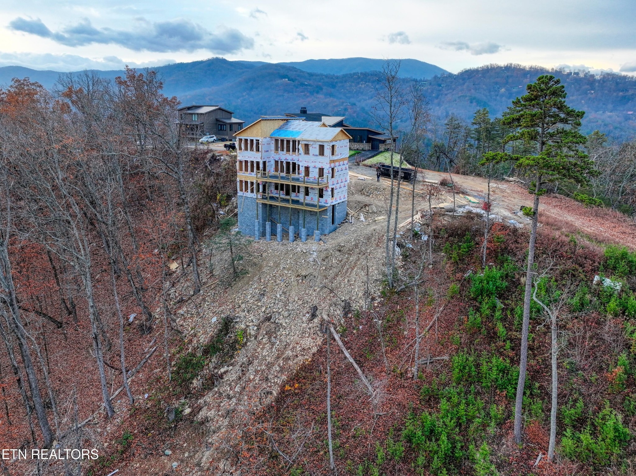 2670 Cloud View Drive Sevierville, TN 37862 - Photo 14 of 47 a view of a houses with a yard and mountain view