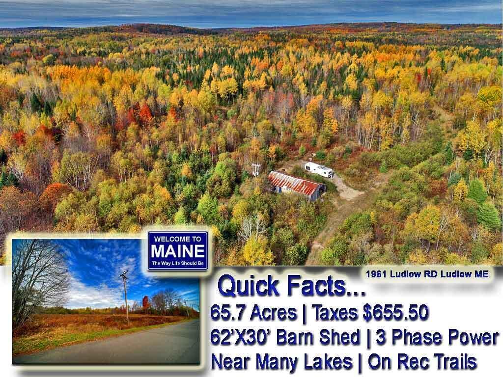 1961 Ludlow Road Ludlow, ME 04730 - Photo 1 of 33 set-land-maine-homestead
