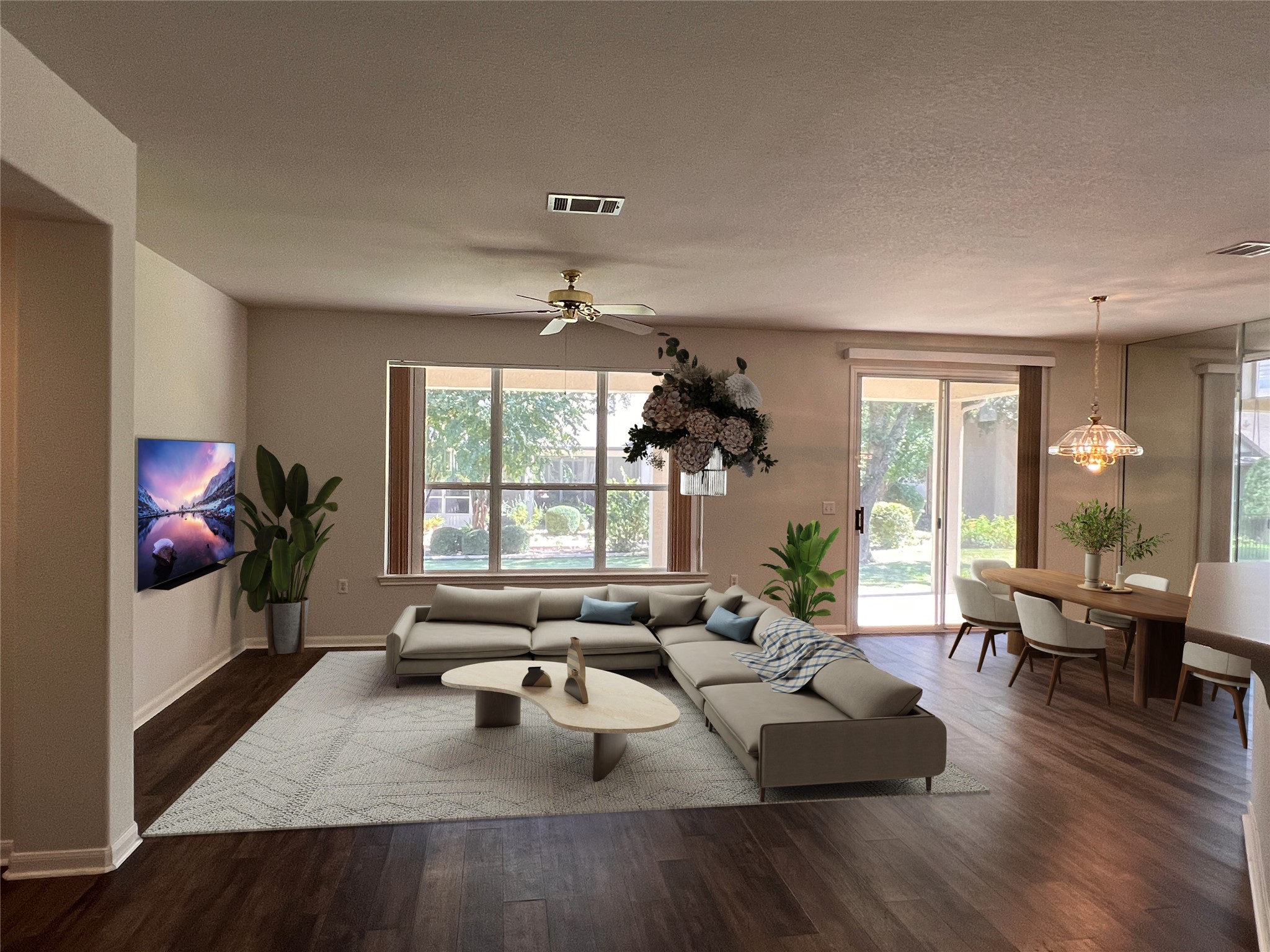 167 Whispering Wind Drive Georgetown, TX 78633 - Photo 1 of 29 Great Room - staged