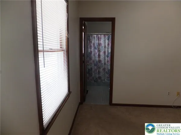 a view of an front door