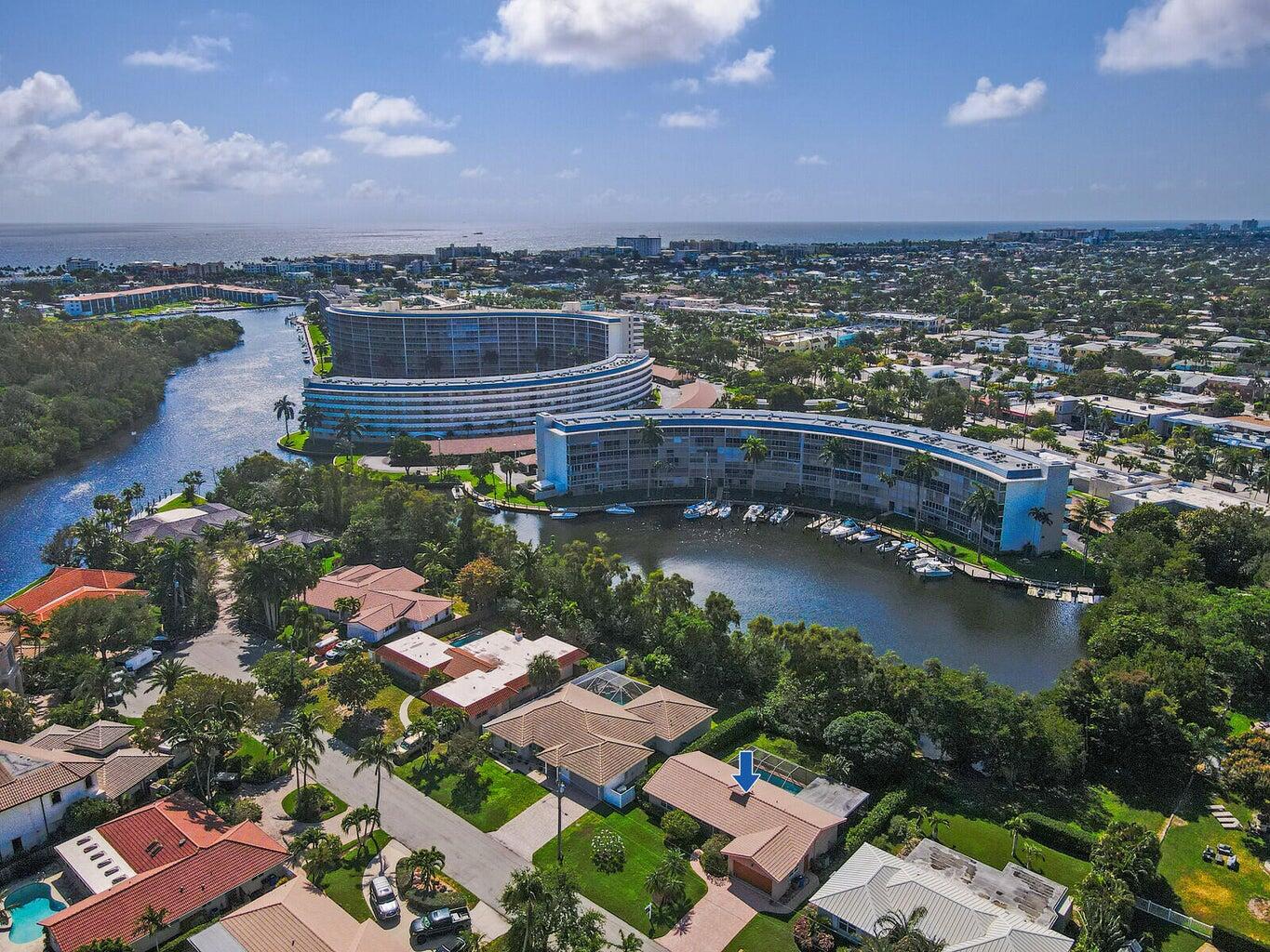 1104 Northeast 4th Drive Deerfield Beach, FL 33441 - Photo 36 of 37 Aerial