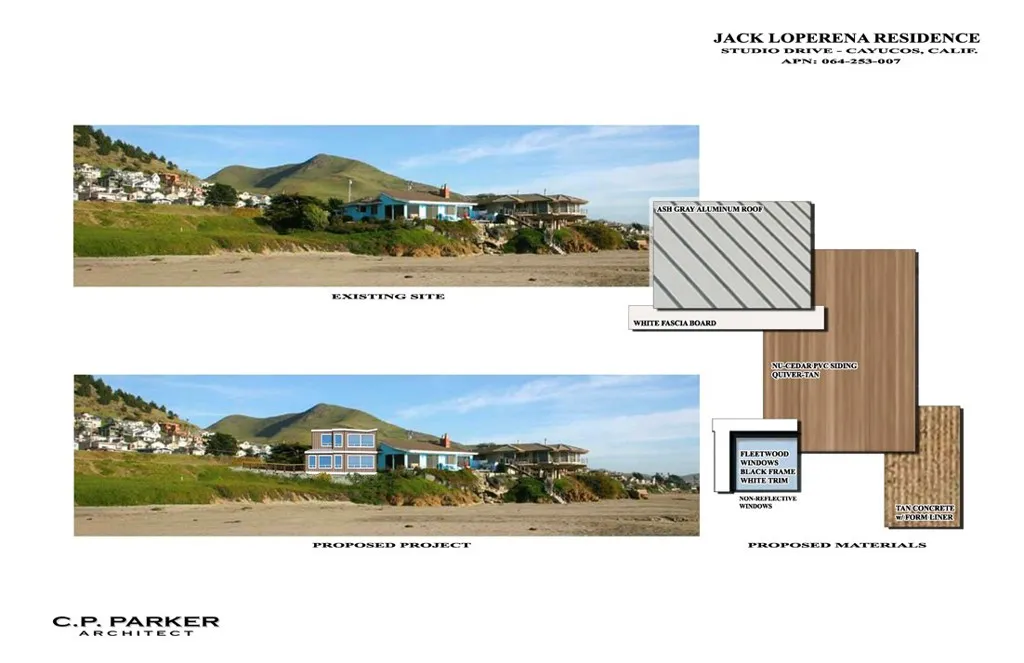0 Studio Drive Cayucos, CA 93430 - Photo 12 of 26 Digitally altered image: Exterior Rendering