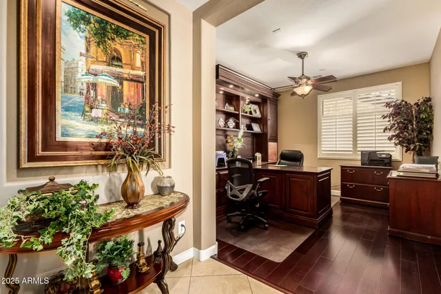 a view of a house with a patio