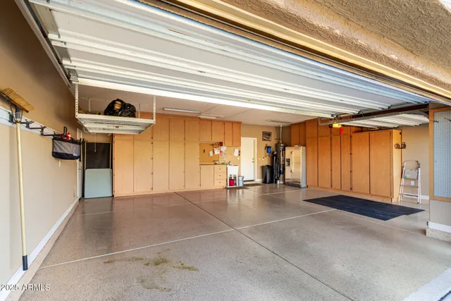 an aerial view of residential building with outdoor space