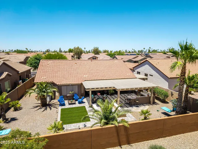 a view of a living room with furniture